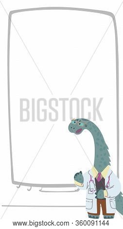 Layout For Stories In Which The Doctor Edifies. Vector On White Background.