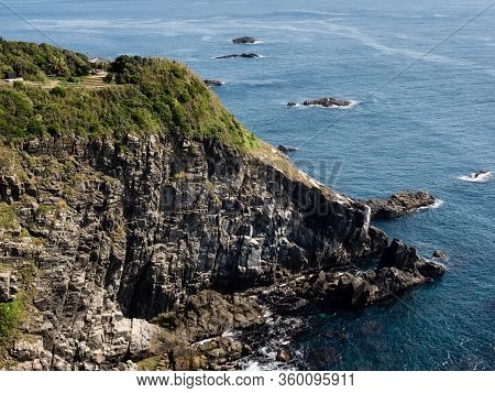 Morning View Of Tengu No Hana Observation Point, One Of The Main Viewpoints On Cape Ashizuri - Ashiz