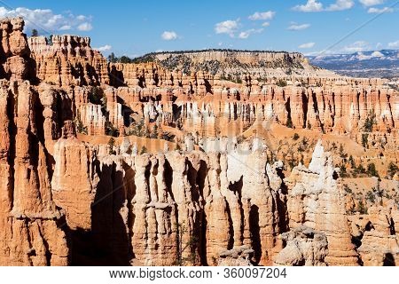 Layered Limestone Hoodos At Bryce Canyon National Park - Utah, Usa