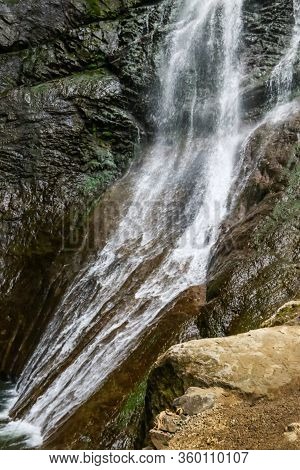 Makhuntseti Waterfall Near Batumi In Adjara Region, Georgia