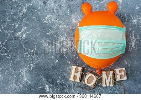 Coronavirus Epidemic Self-isolation Remote Work Protective Mask Social World Problem Covid - 19
