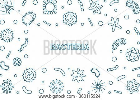 Bateria Vector Concept Minimal Thin Line Frame Or Illustration