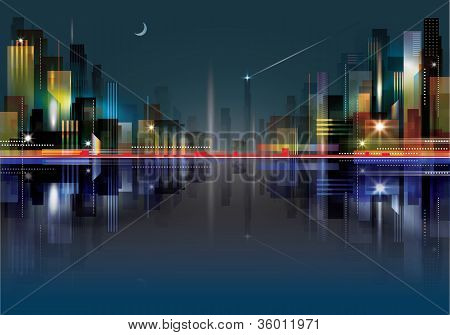 Skyline cidade moderna