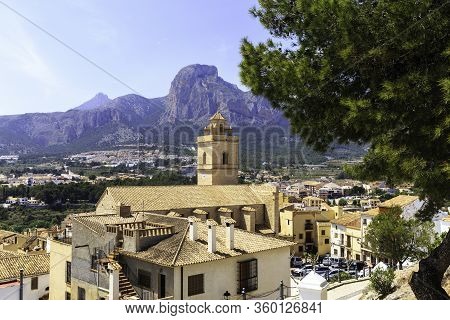 Panorama Of The Spanish City Of Polop