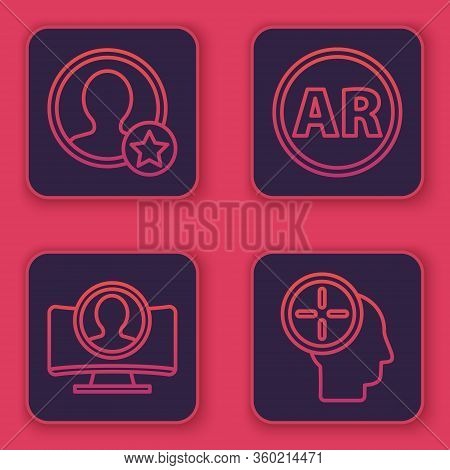 Set Line Premium Create Account Screen, Create Account Screen, Ar, Augmented Reality And Head Huntin