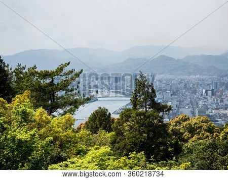 Panoramic View Of Kochi City From The Top Of Mount Godai - Kochi, Japan