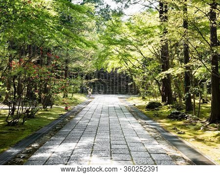 Kochi, Japan - April 6, 2018: On The Grounds Of Chikurinji, Temple Number 31 Of Shikoku Pilgrimage