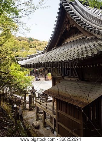 Kochi, Japan - April 6, 2018: Daishi Hall On The Grounds Of Chikurinji, Temple Number 31 Of Shikoku 