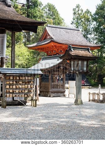 Kochi, Japan - April 6, 2018: On The Grounds Of Historic Tosa Shrine, Designated As Important Cultur
