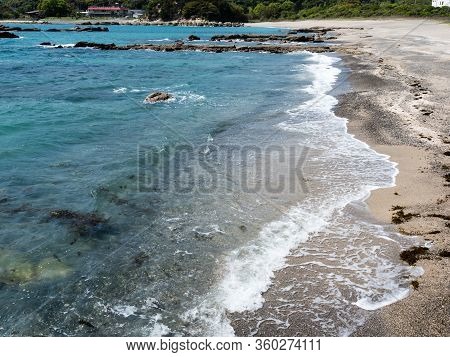 Rocky Beach With Clear Blue Waters At Tatsukushi Coast - A Natural Scenic Landmark Near Tosashimizu,