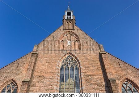 Facade Of The Church Of Our Lady In Steenwijk, Netherlands