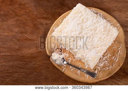 Sweet Couscous (tapioca) Pudding (cuscuz Doce) With Coconut