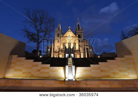 Katedrála v Saint Mary, Perth za soumraku