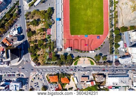 Lanitio Stadium And Nearby Streets, Limassol, Cyprus