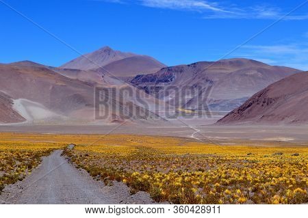 Overview Of The Entrance To The Quebrada Del Agua, Socompa, Salta, Argentina