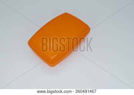 Boxing For Soap On A Light Background Close-up. Side View
