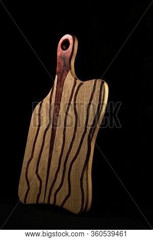 Beautiful Cutting Board For Slicing Food And Beauty Of The Kitchen Interior