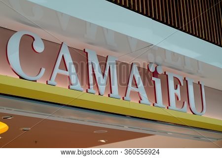 Bordeaux , Aquitaine / France - 09 24 2019 : Camaieu Store Sign Shop In Mall Clothing For French Wom