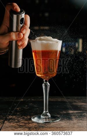 The Cocktail At The Bar Is Alcoholic, Nonalcoholic.
