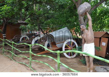 Shilparamam arts and crafts village in Hyderabad, India