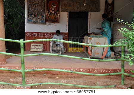Shilparamam arts and crafts village in Hyderabad, India