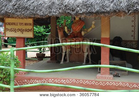 Shilparamam arts and crafts village in Hyderabad, India