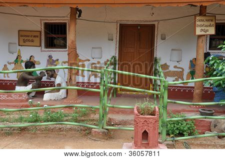 Shilparamam arts and crafts village in Hyderabad, India