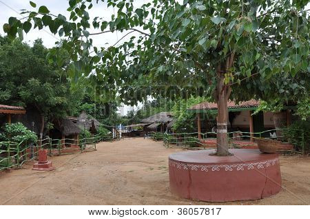 Shilparamam arts and crafts village in Hyderabad, India