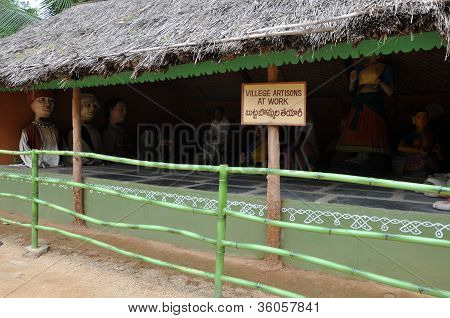 Shilparamam arts and crafts village in Hyderabad, India