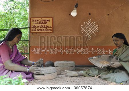 Shilparamam arts and crafts village in Hyderabad, India