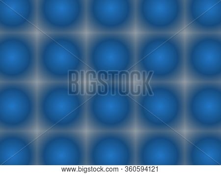 Abstract Advertising Background, Blue Balls, Gradient Modern Dynamic Fluorescent Decor