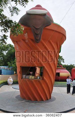 Kids and adults fun zone at Ramoji Film City in Hyderabad, India