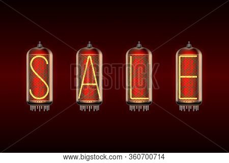 Sale Word On Retro-styled Nixie Tube Indicator Lamps