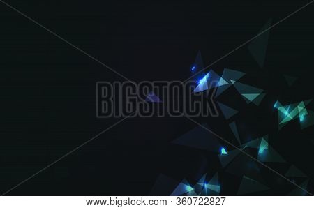 Abstract Background Sci Fi Futuristic Glow Virtual Technology , Screen Digital Wallpaper Black And S