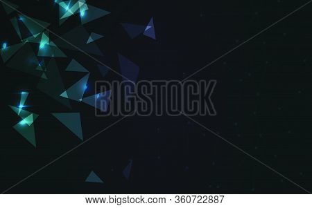 Abstract Background Sci Fi Futuristic Glow Virtual Technology , Screen Digital Wallpaper Black And S