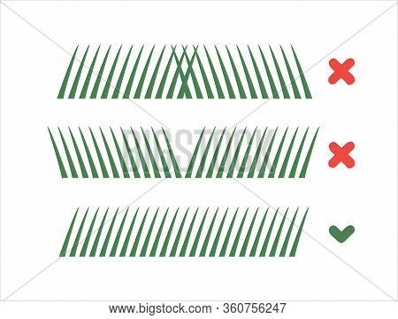 Artificial Grass - Synthetic Grass - Artificial Turf. Vector Illustration