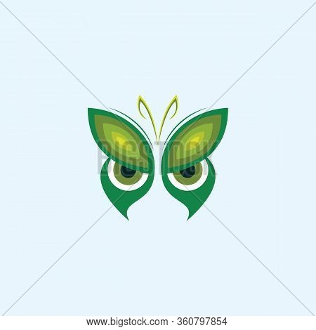 Butterfly Icon Logo Design. Vector Illustration. Butterfly Icon Logo.