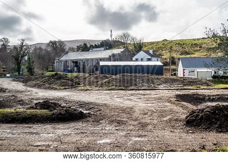 Ardara, County Donegal , Ireland - March 13 2020 : Ardara Distillery Works Stopped During The Corona
