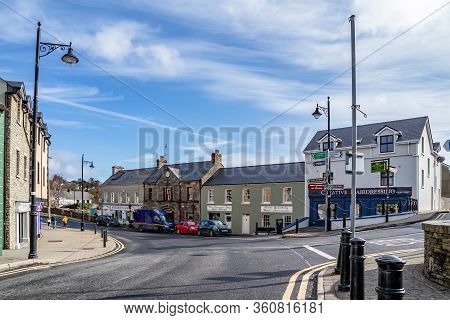 Ardara, County Donegal , Ireland - March 13 2020 : Ardara Town Is Still Busy During The Corona Outbr