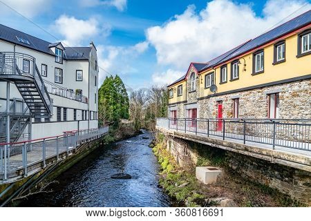 Ardara, County Donegal , Ireland - March 13 2020 : Ardara Dental Is Still Working During The Coronav
