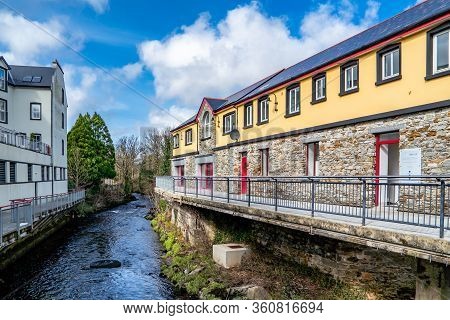 Ardara, County Donegal , Ireland - March 13 2020 : Ardara Dental Is Still Working During The Coronav