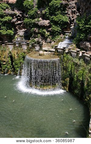 Villa D'este In Tivoli, Italy