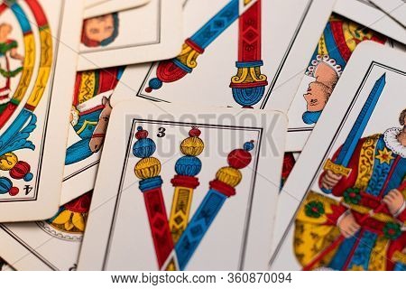 Split,croatia April 2020
Triestine Cards, Old European Game Originating From Northern Italy Laying O