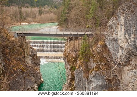 Beautiful Panoramic Landscape In The German Alps