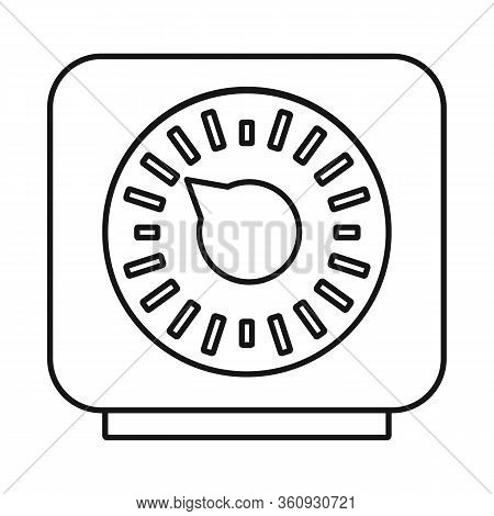 Vector Illustration Of Timer And Technology Logo. Web Element Of Timer And Ticking Stock Vector Illu