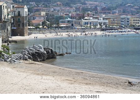 Playa de Cefalu.sicily