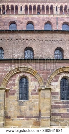 Detail Shot Of The Speyer Cathedral Located In Speyer, Germany