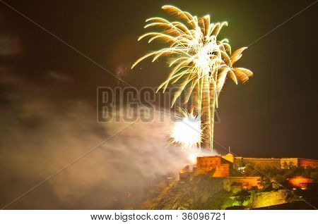 Flammen Rhein