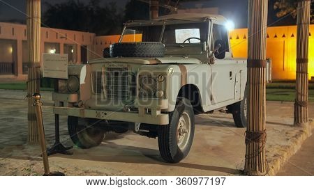 Al Ain, Uae - December 15, 2019: The Car Donated By The Queen Of Britain To The Zayed Bin Sultan Al 