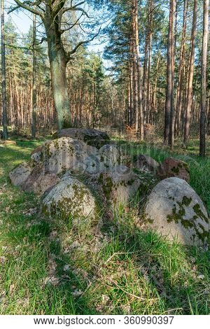 Prehistoric Megalith Stones Along The Famous 